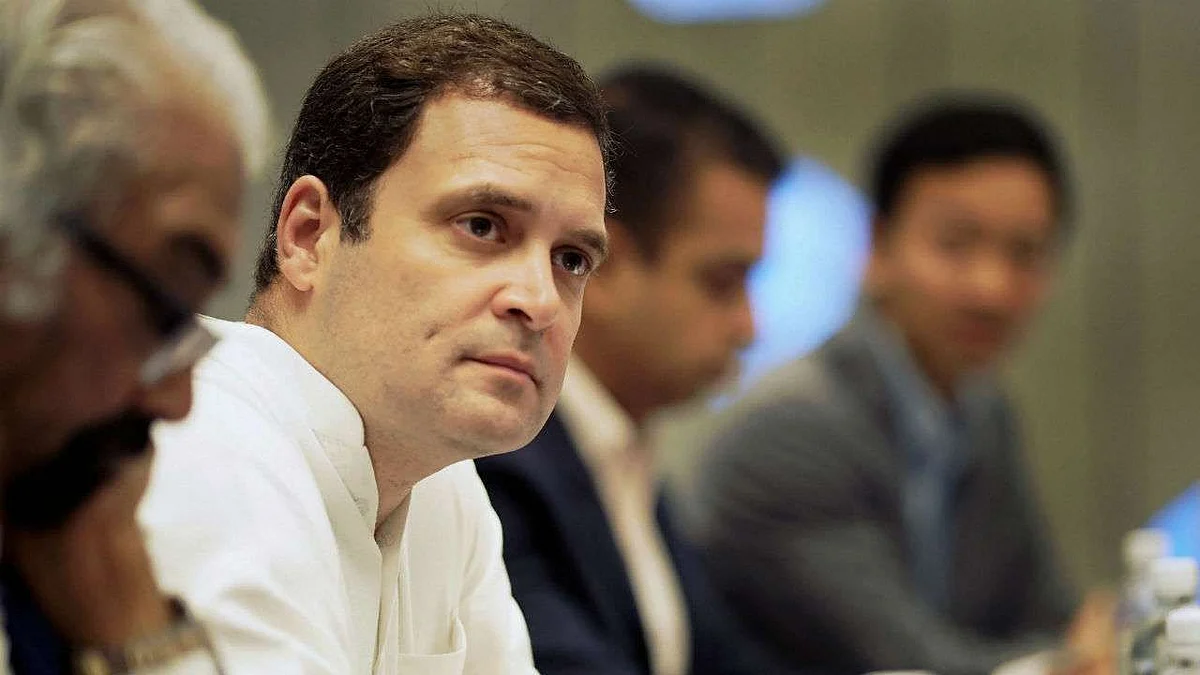 Congress leader Rahul Gandhi.