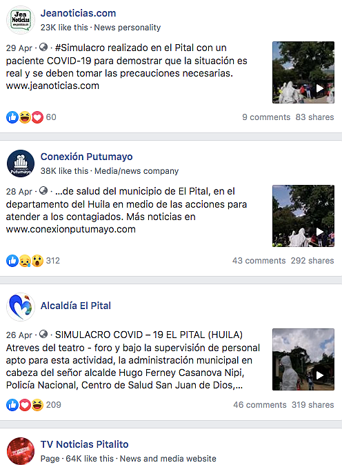 Video of COVID-19 Mock Drill in Colombia Shared as Real Incident