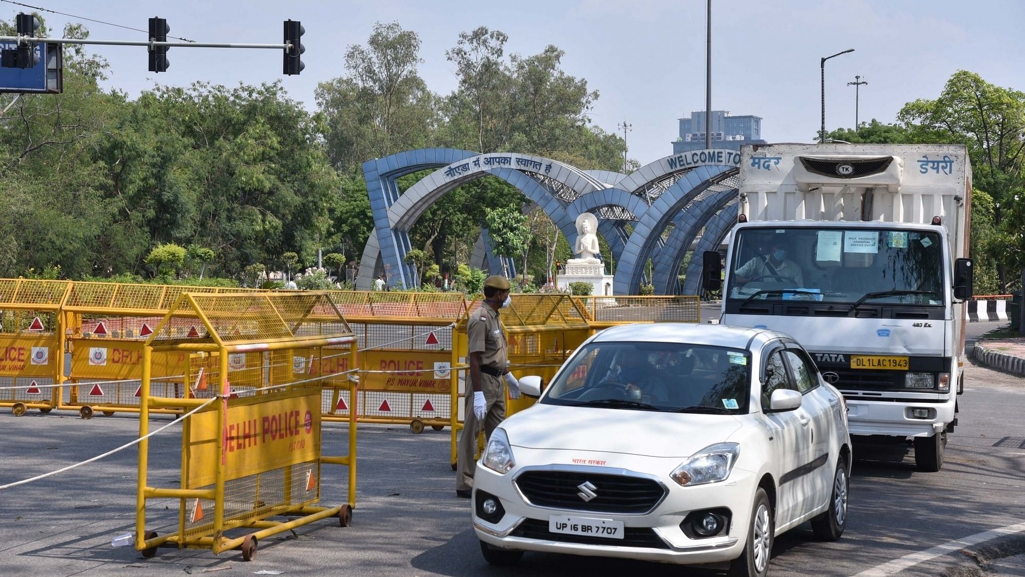 Delhi-Noida border. Image used for representation.