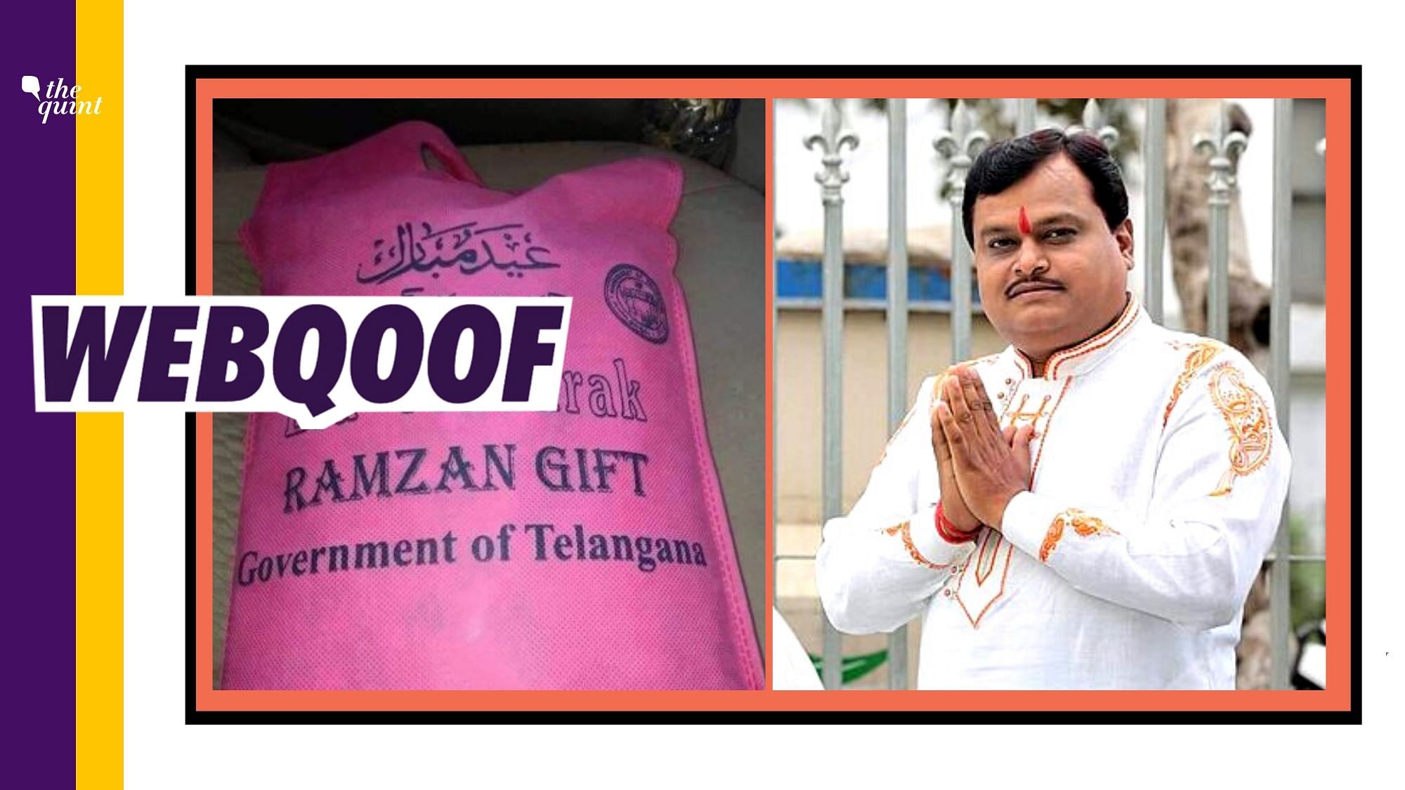 Sudharshan News editor-in-chief, Suresh Chavhanke used an old image to falsely claim that the Telangana government is distributing Ramzan gifts during COVID outbreak.