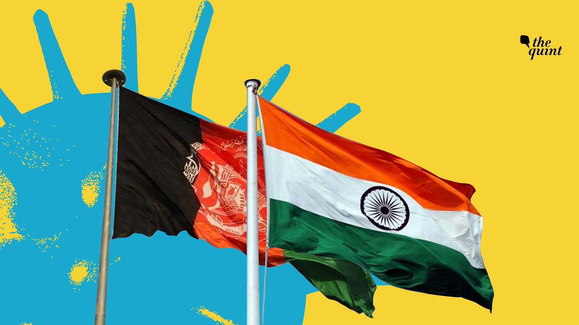 Image of India’s and Afghanistan’s flags used for representational purposes.