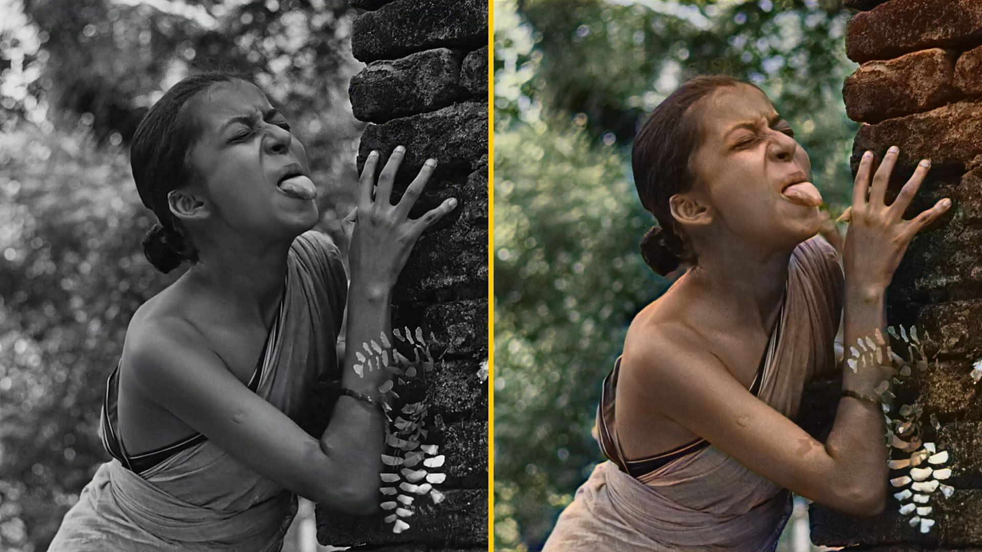 Satyajit Ray’s Pather Panchali in black and white and in colour