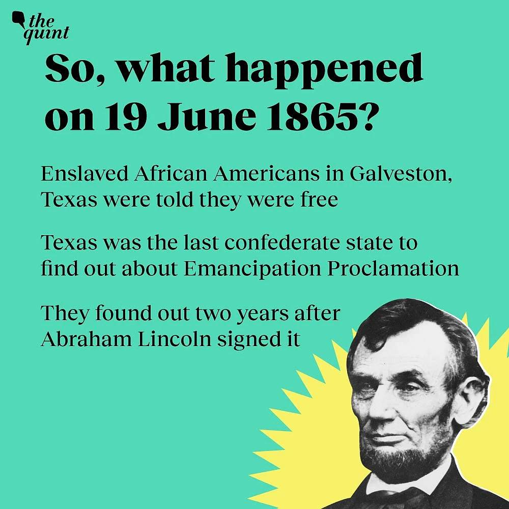 What happened on June 19 1865?