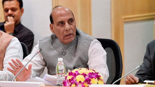 File picture of Defence Minister Rajnath Singh.