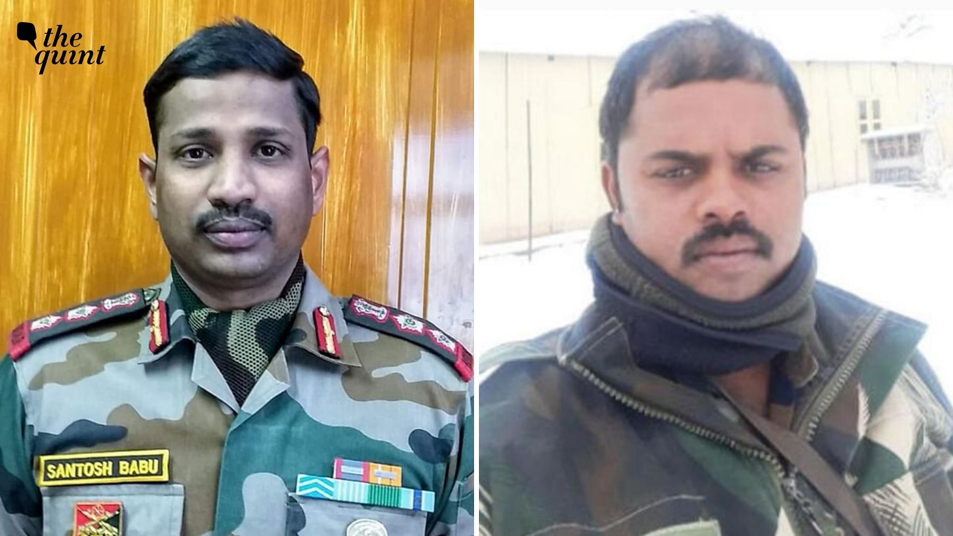 Colonel Santosh Babu and Havildar Palani were among the three Indian Army personnel killed in a clash with Chinese PLA on Monday, 15 June.