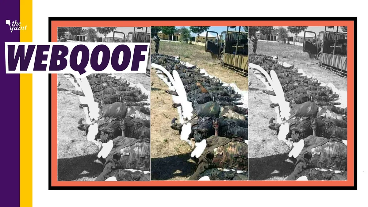 A viral image falsely claimed to show bodies of Indian soldiers who died at Galwan Valley on 15 June.