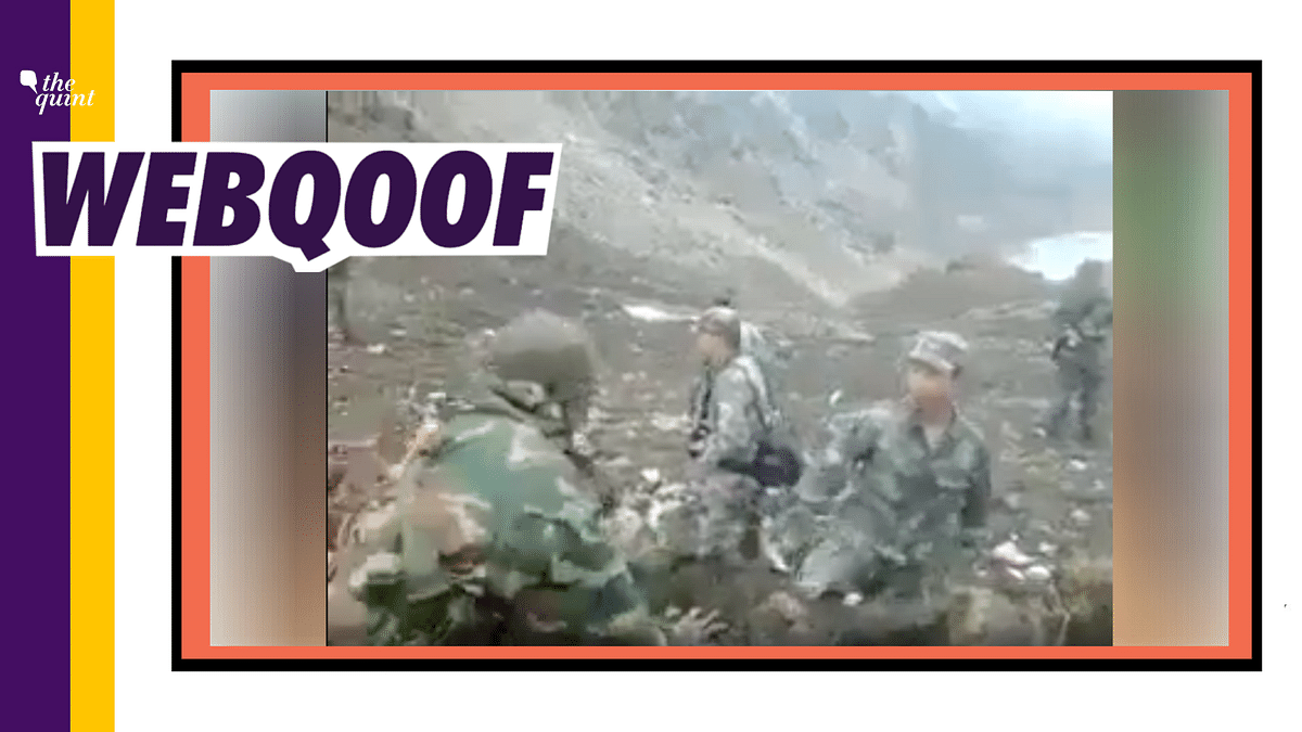 Old Video Used to Claim China Provoking Indian Troops in Ladakh