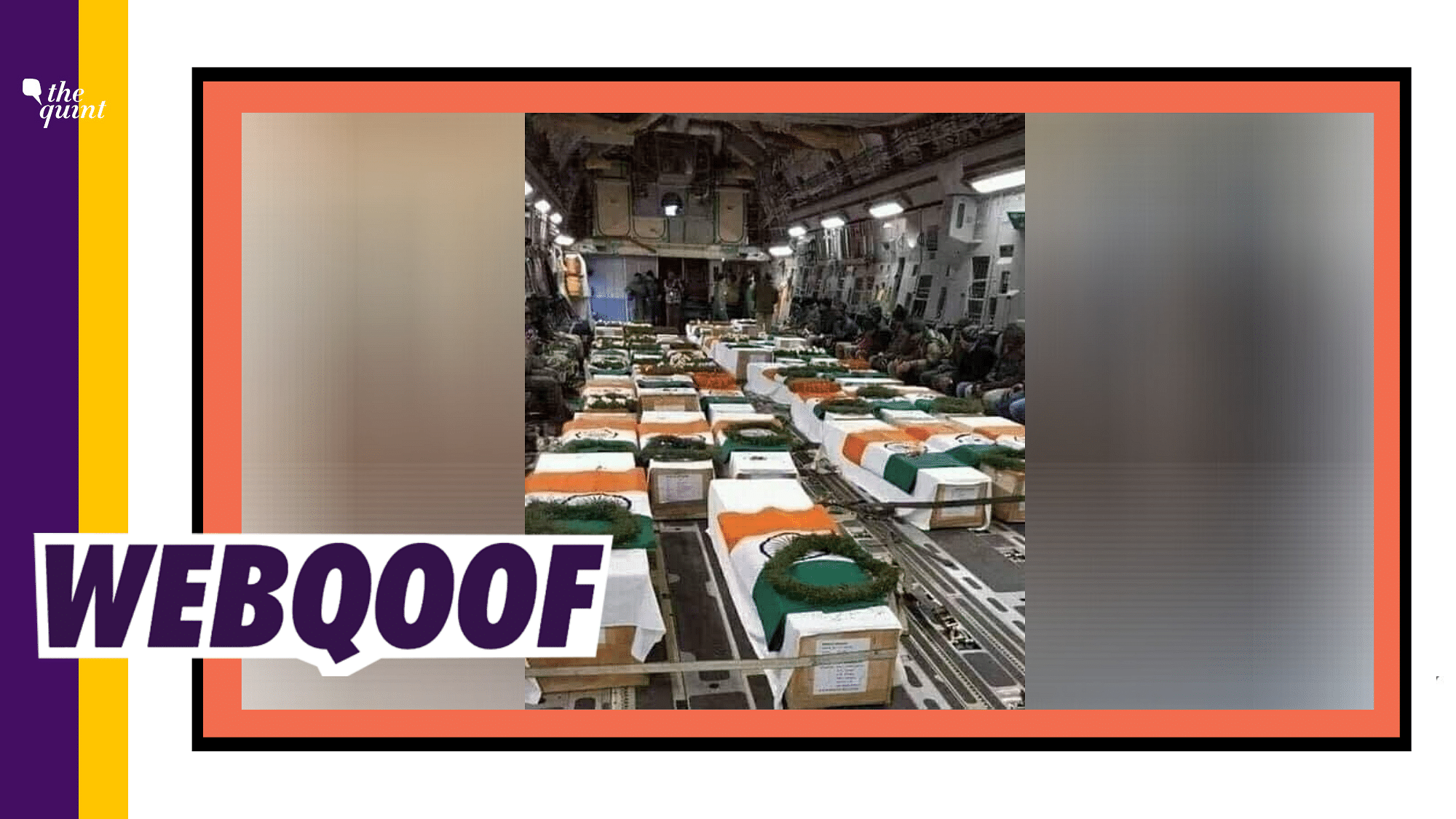 Many people shared this photo of the coffins wrapped in the Indian flag in the aftermath of the Galwan face-off.