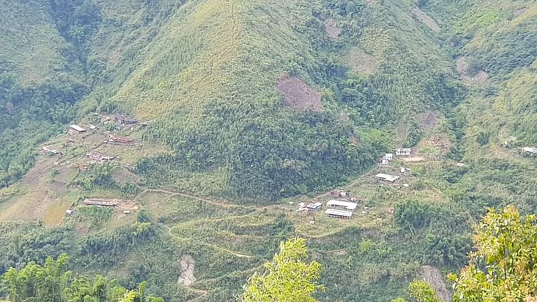 Parts of Aphomlaa, a small village in Chaglagam circle known as 'Little China'.