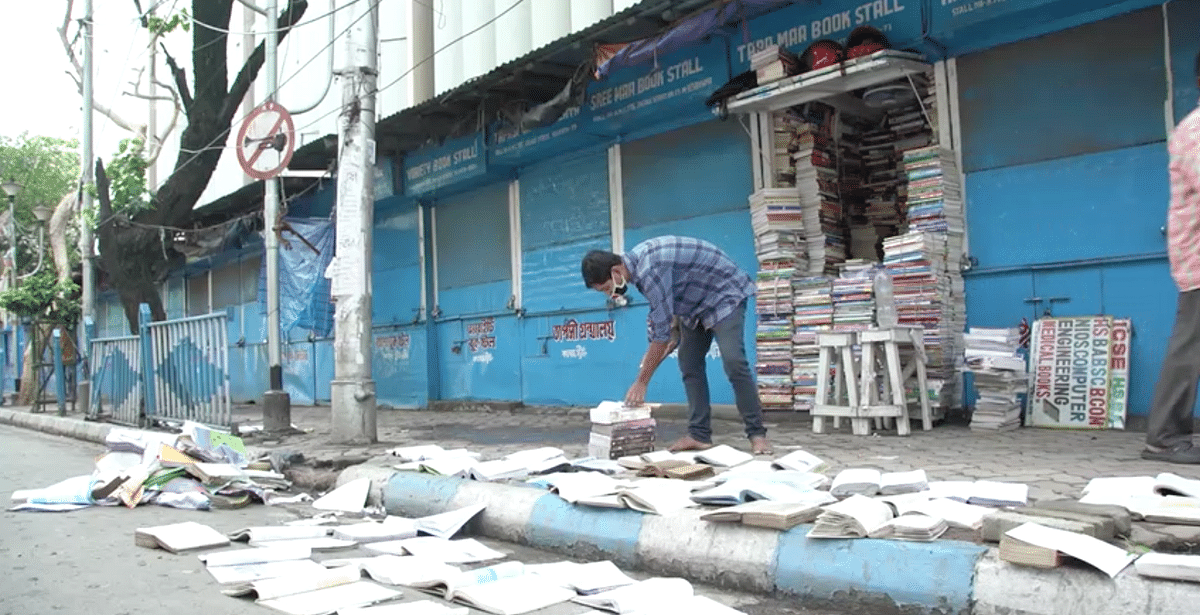 Booksellers at Kolkata’s College Street are scrambling to pick up pieces after cyclone Amphan wreaked havoc.