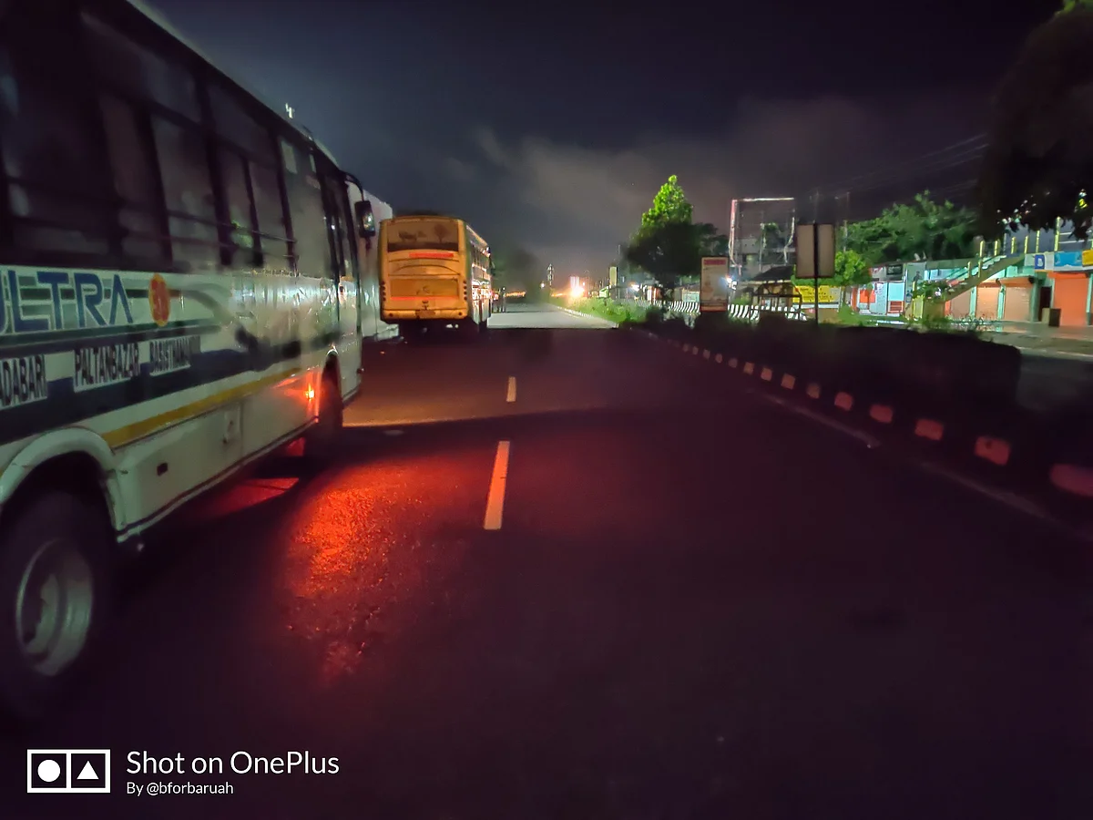 We were not allowed to travel at night, 11 pm to 4 am to be specific and that impeded our journey.