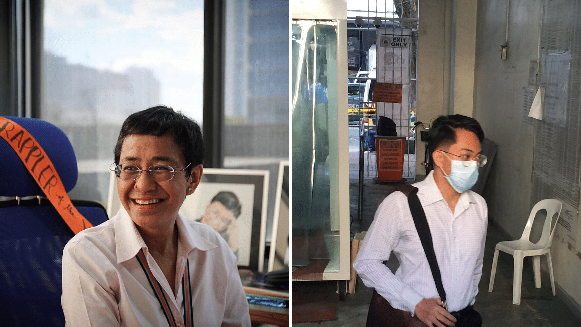 Fact-checkers responded with a mix of rage and resolve to the guilty verdict given to Maria Ressa (left) and former researcher-writer Rey Santos Jr., in a cyber libel case that threatens press freedom in Asia.