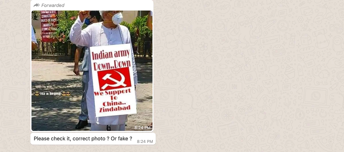 CPI(M) Leaders Raised Anti-Army Slogans? No, Images Are Morphed
