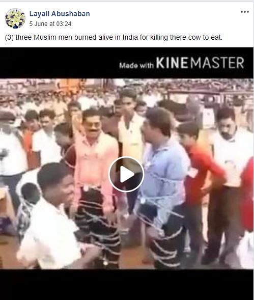 Contary to the claims the video is from a magic show staged in Kerala in 2008.