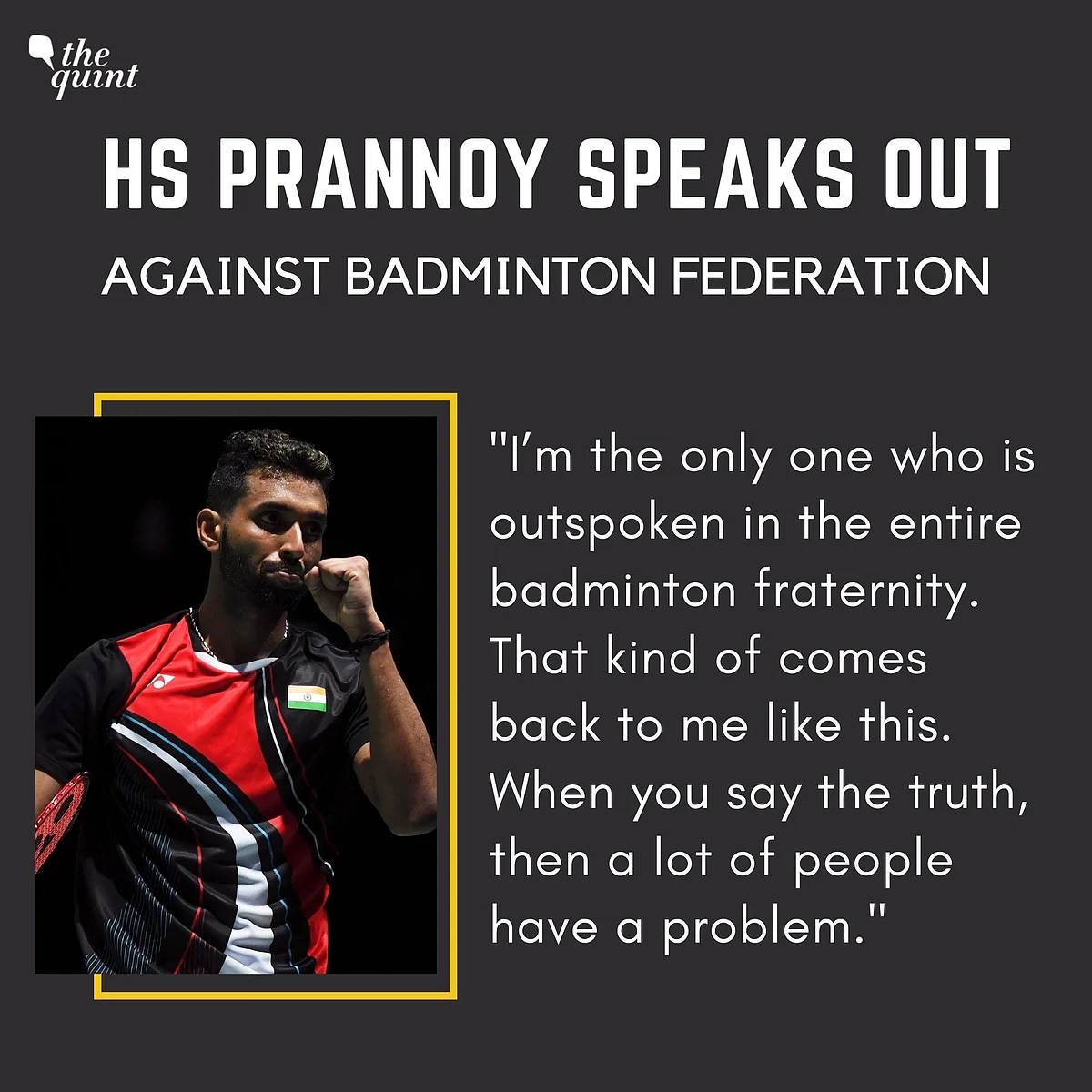 ‘This Can Happen Only in India’: HS Prannoy Criticises Arjuna Snub