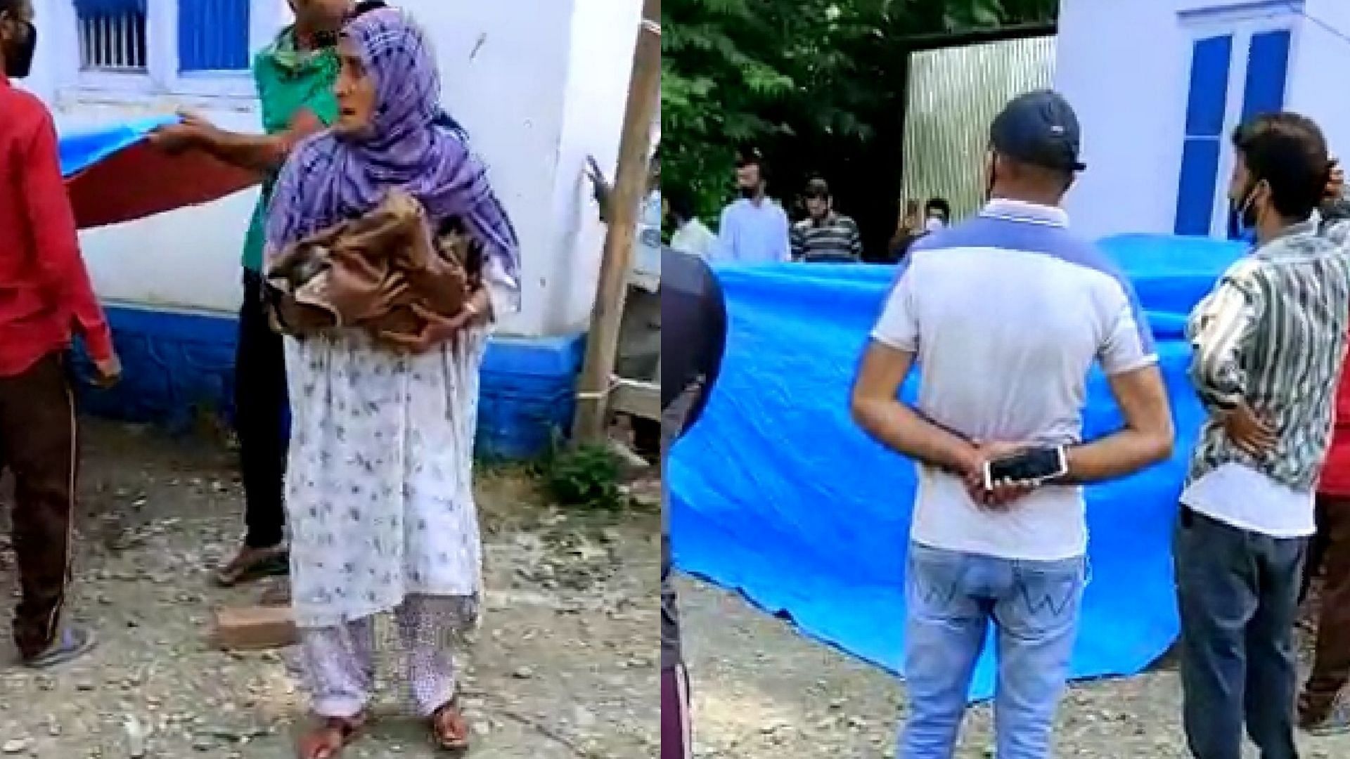 A woman gave birth to a baby outside J&K hospital while waiting for her COVID-19 test report. 