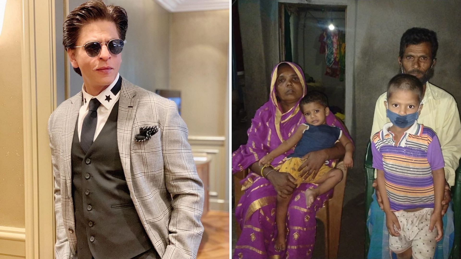 Shah Rukh Khan comes to the help of a child.&nbsp;