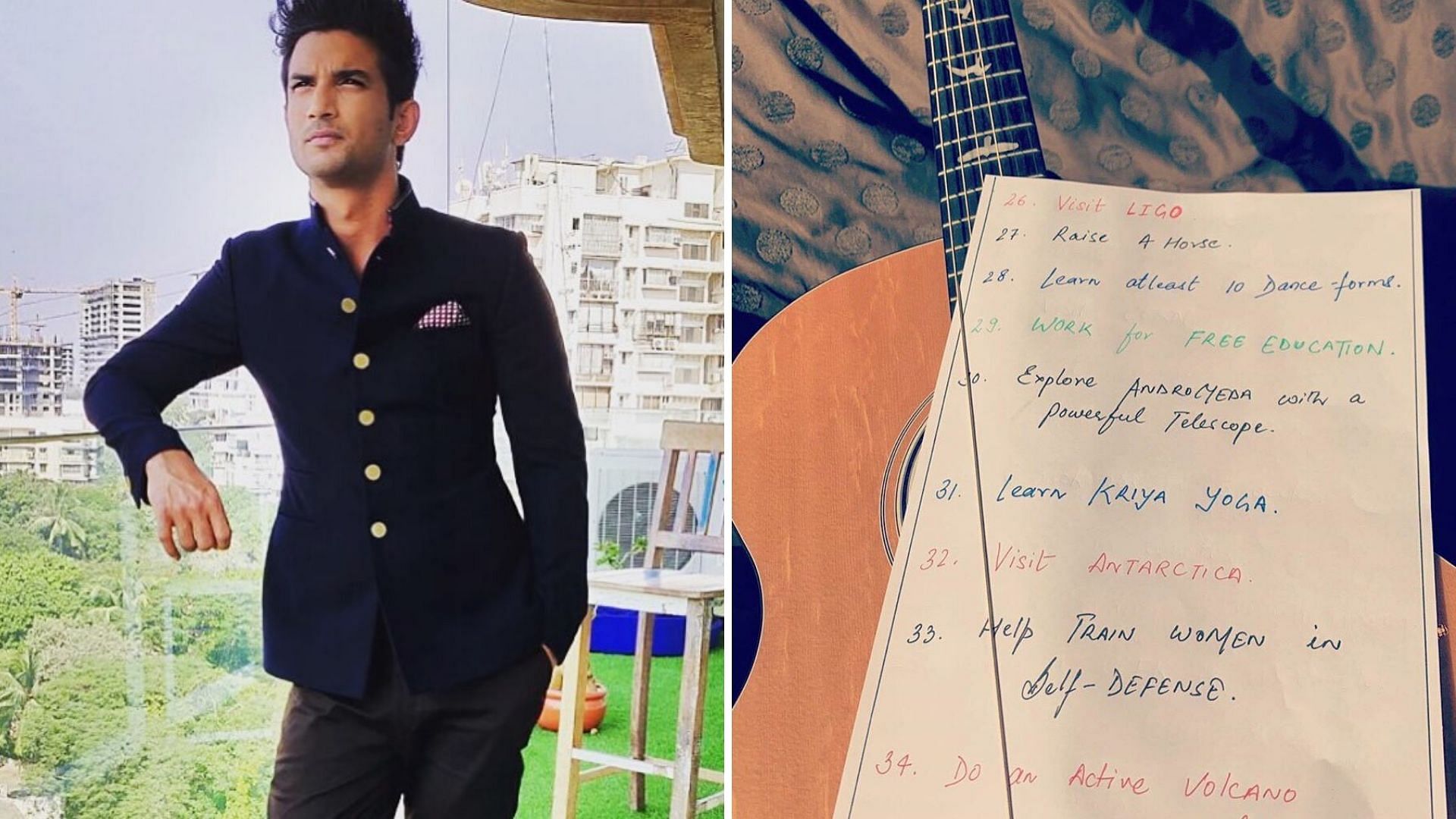Sushant Singh Rajput’s ‘50 dreams’ are being widely shared on Twitter.&nbsp;