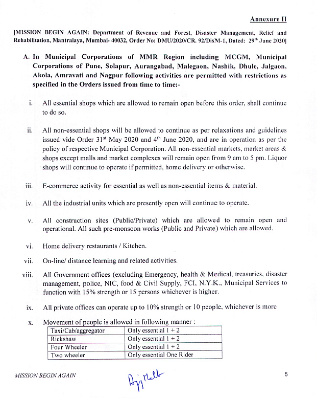 COVID-19: MHA Releases Unlock 2 Guidelines With More Relaxations
