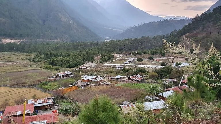 Kaho village, in Anjaw district also known as the last village in Indian territory.