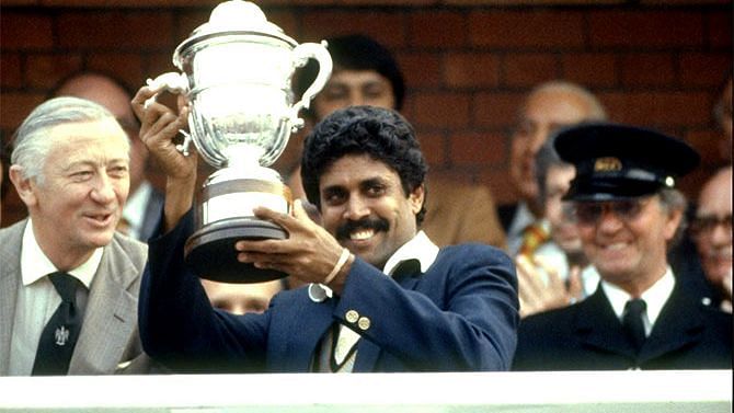 Kapil Dev’s world cup moment in 1983.