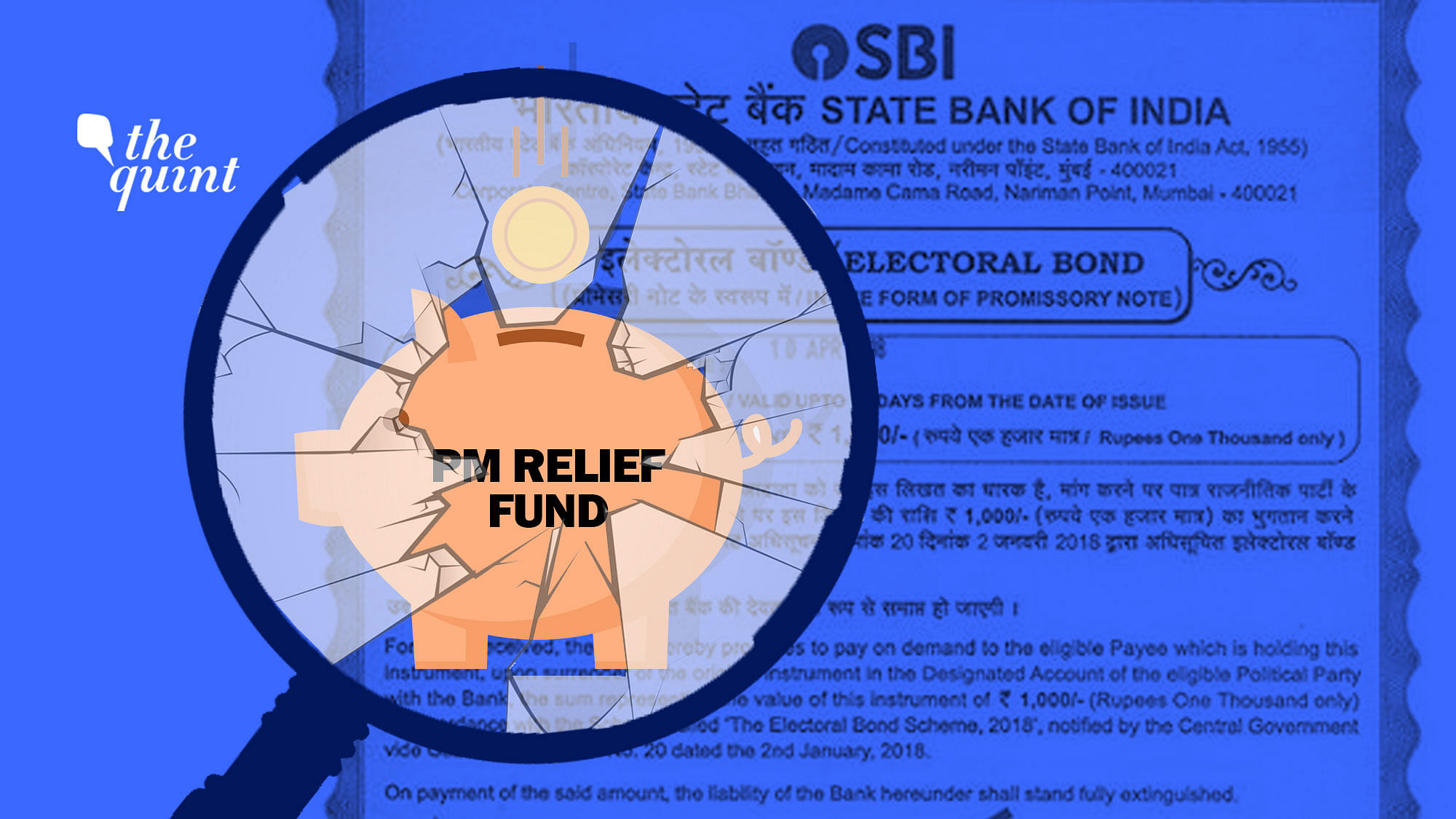 Why Prime Minister National Relief Fund doesn’t come under RTI when it is getting not encashed electoral bonds fund?