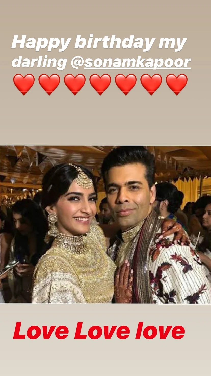 B’day Wishes Pour in For Sonam Kapoor From Kareena, KJo, Janhvi