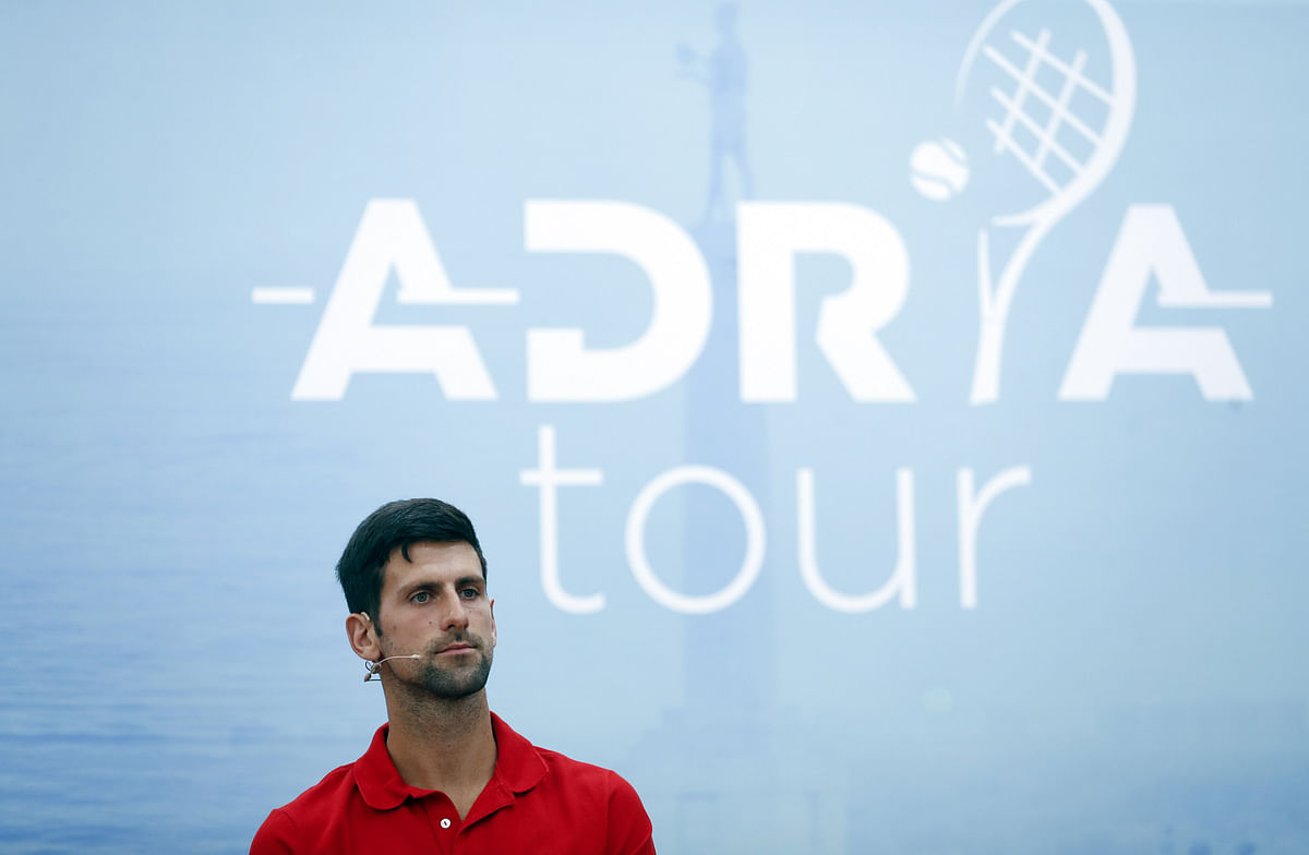 Novak Djokovic is being pulled up by fellow players for his role in the Adria Tour.