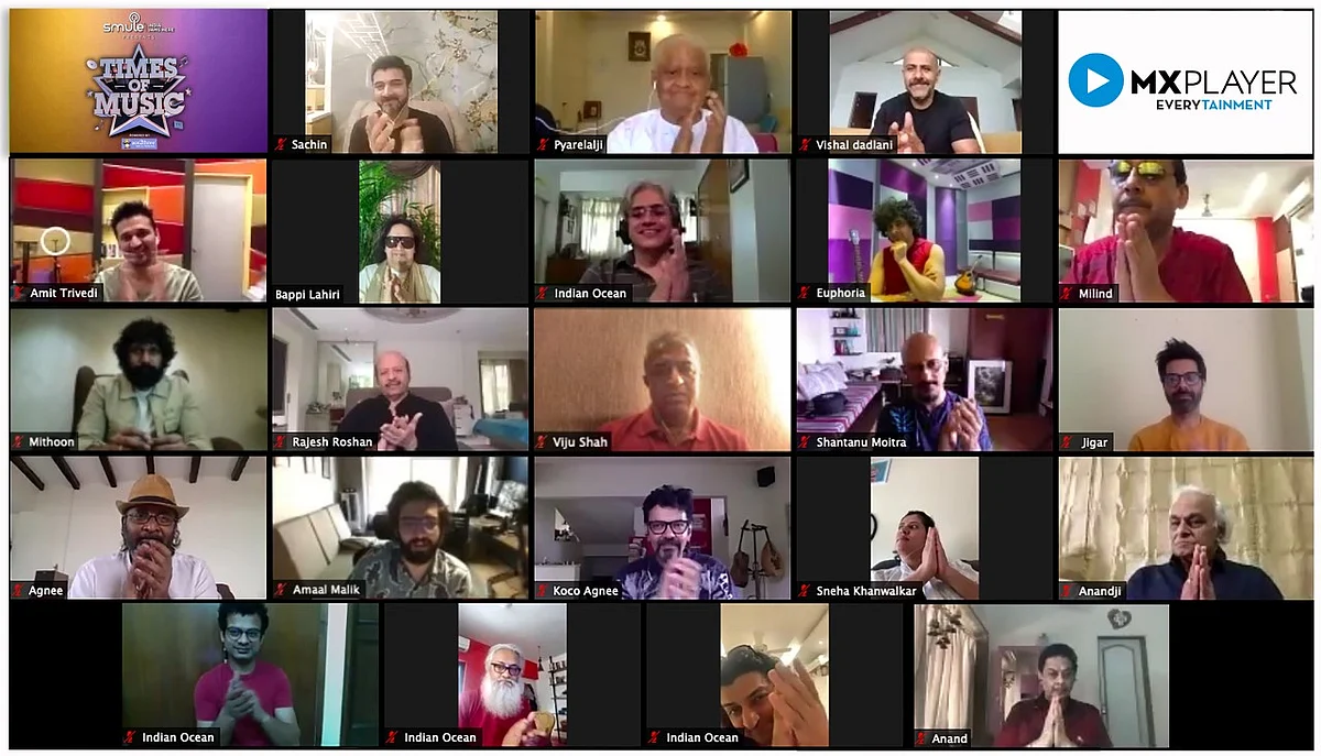 Virtual press conference of Times Of Music.