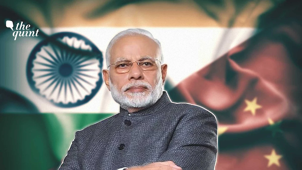 Image of PM Modi and Indian & Chinese flags (in the background) used for representational purposes.