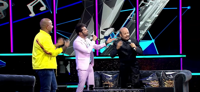 The show is hosted by Vishal Dadlani.