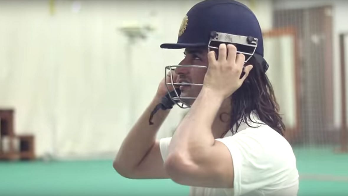 Sushant Singh Rajput in a shot from the MS Dhoni biopic. 
