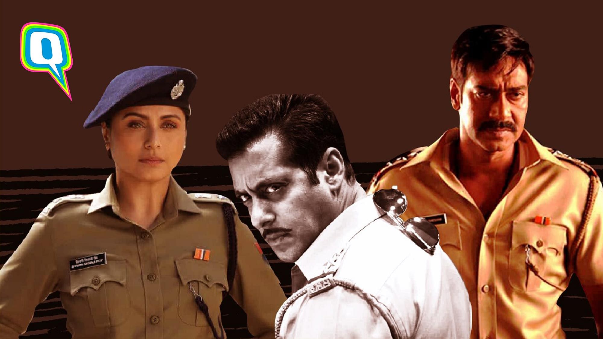 A look at how Bollywood has portrayed its cops.&nbsp;