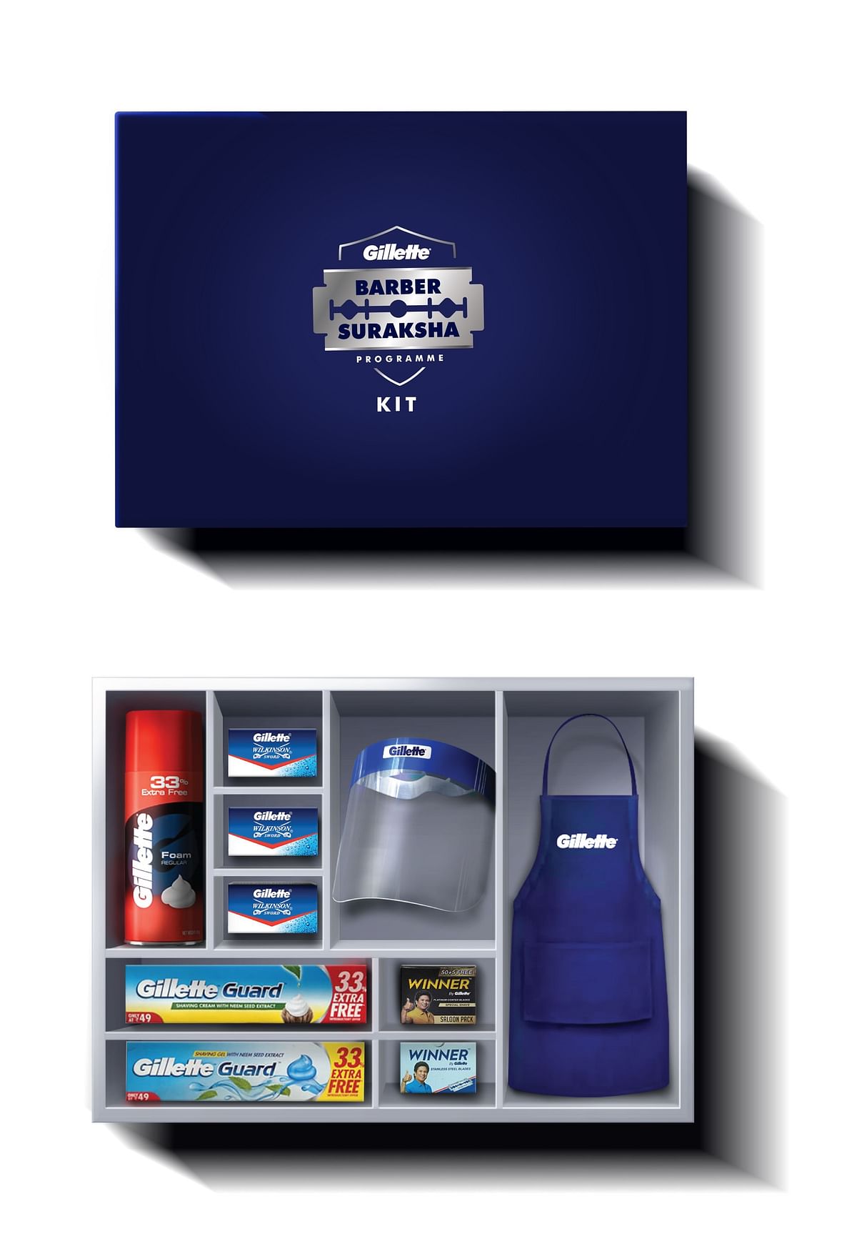 Under the programme, barbers will be provided with Gillette Suraksha Kits.