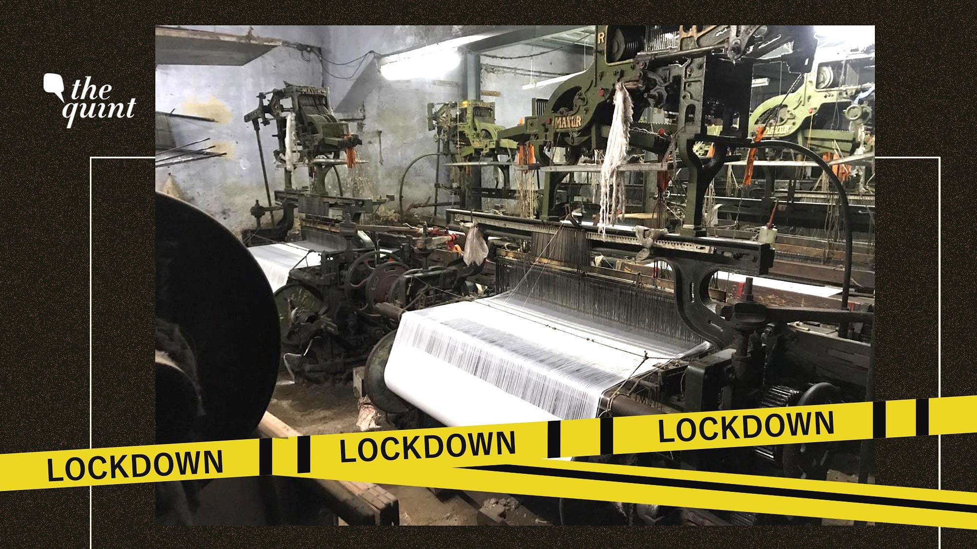 Despite the lockdown being lifted, Bhiwandi’s power loom industry is yet to recover.