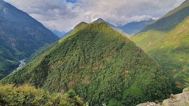 Mountain Kayu Hagam in Chaglagam circle.