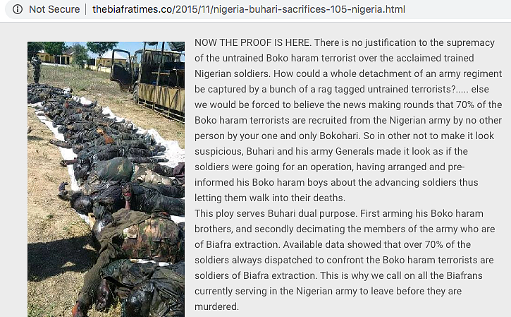 The article published in 2015 carried the viral image.