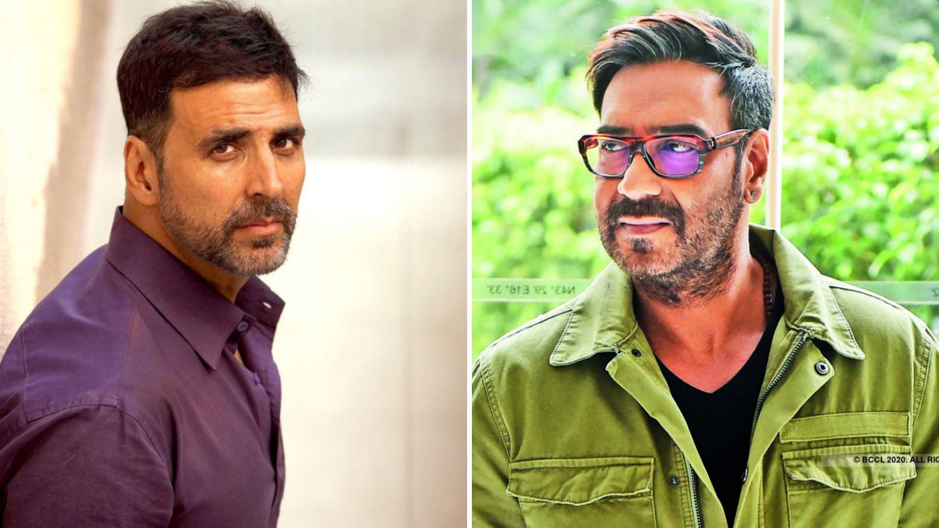 Akshay Kumar and Ajay Devgn talk about the release of movies on streaming platforms.