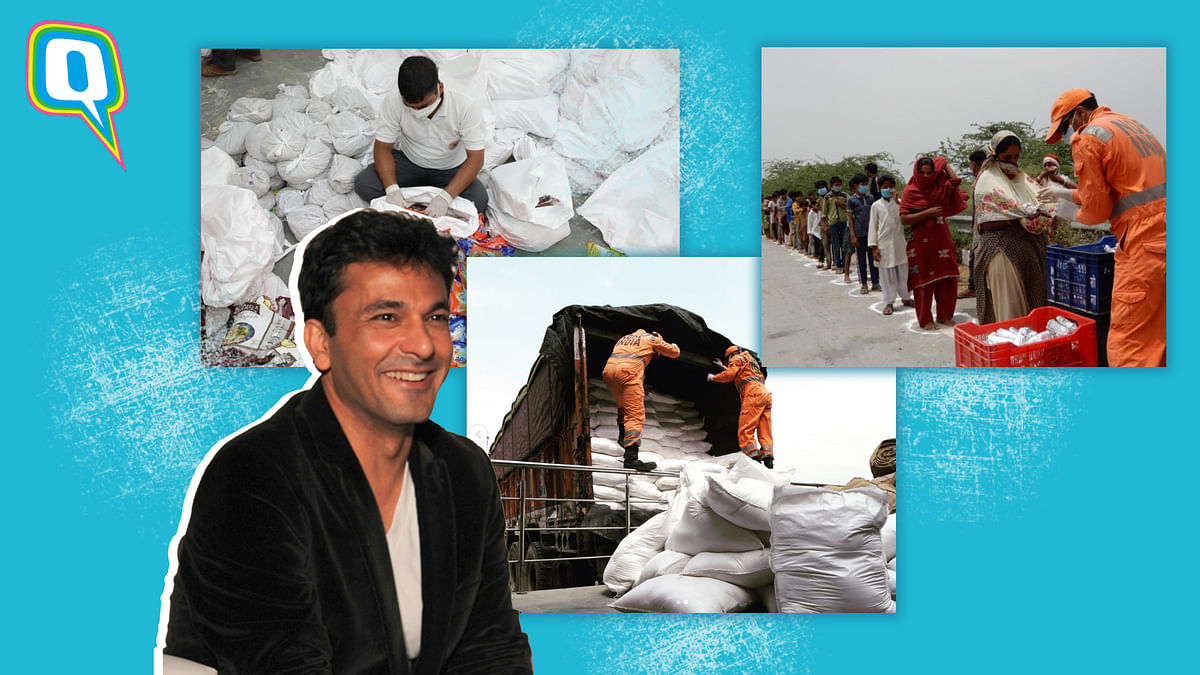 Khanna has been awarded “for dropping everything to feed millions in India at a time of great need and suffering”.