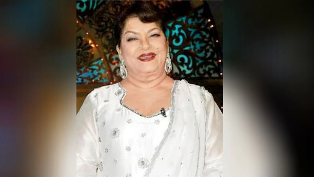 Choreographer Saroj Khan. 