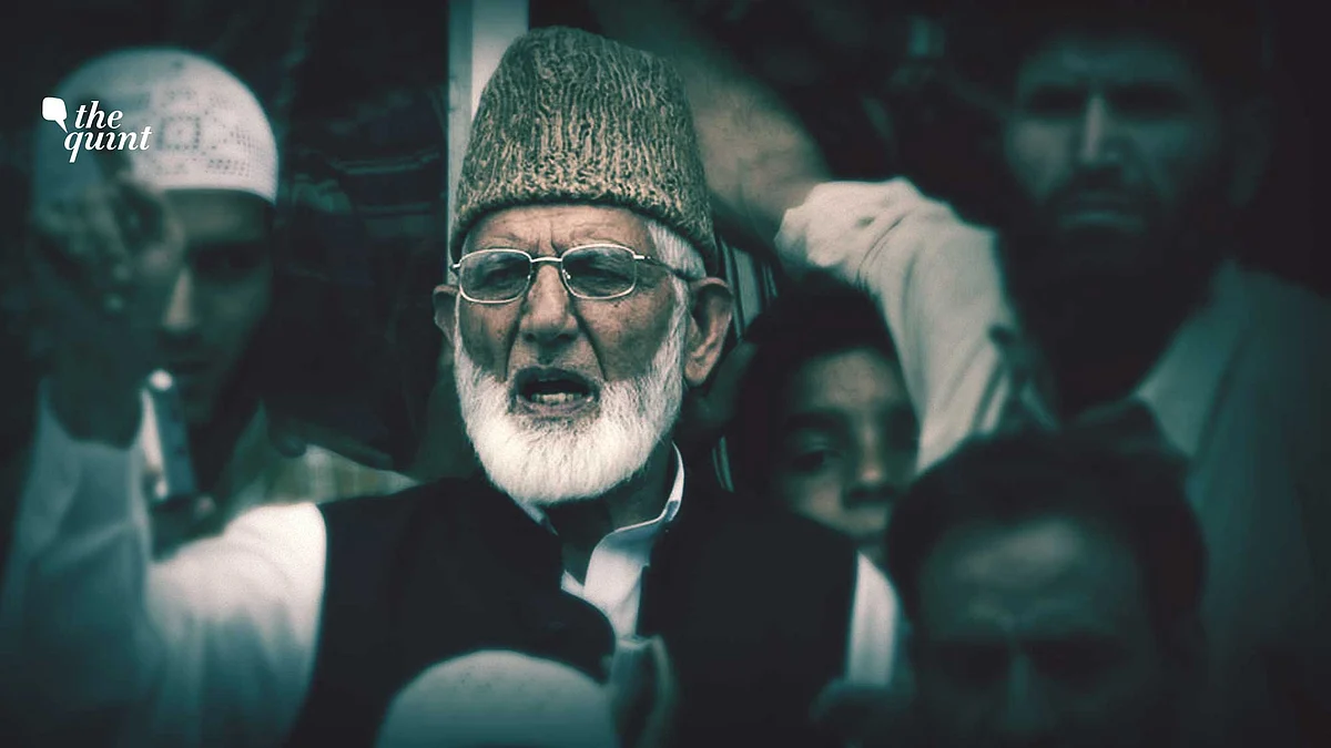 Archival image of Hurriyat leader Syed Ali Geelani. 