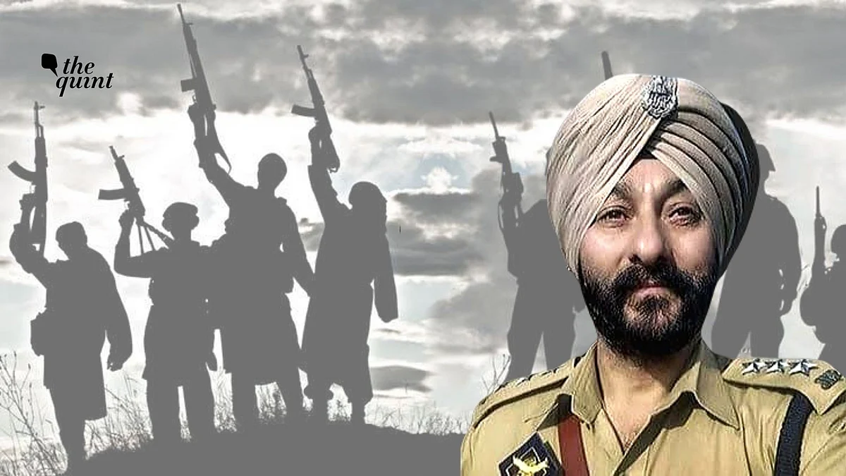 Image of tainted J&K policeman Davinder Singh.