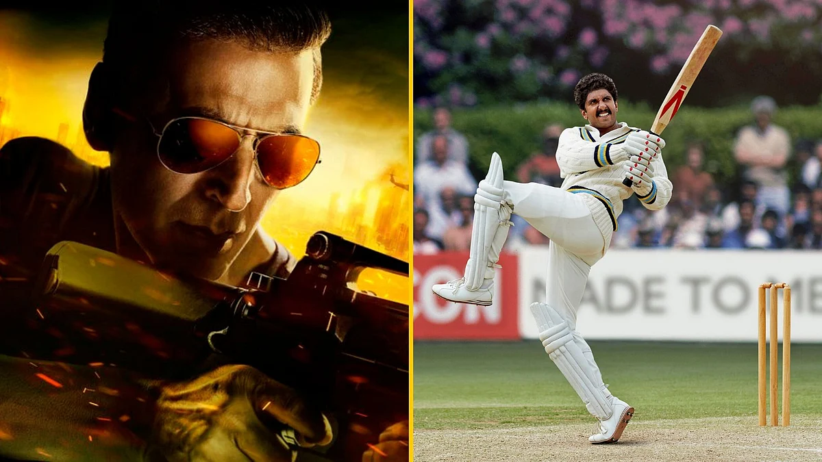 Stills from <i>Sooryavanshi</i> and <i>83</i>