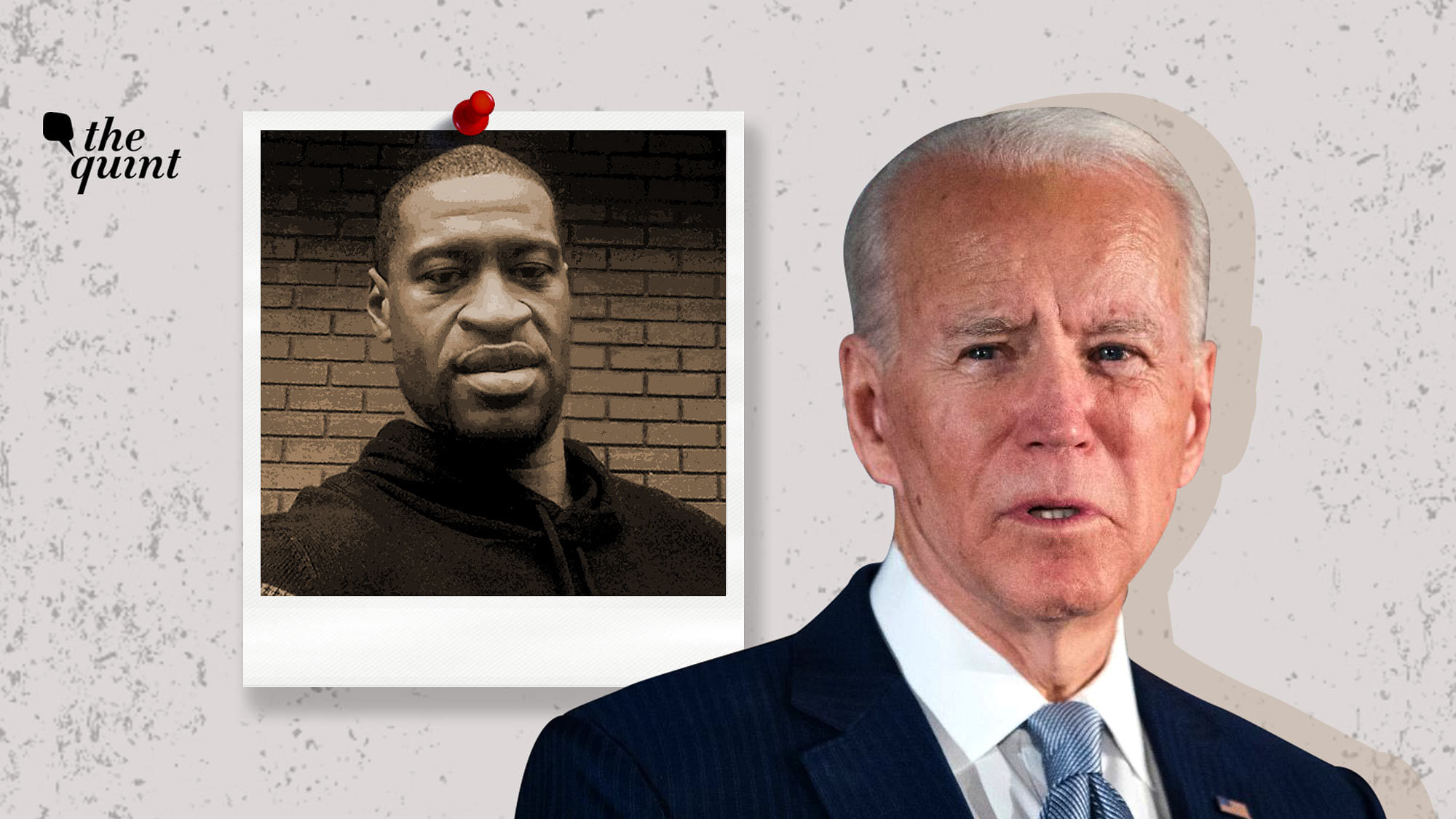 Biden said that Floyd’s daughter shouldn’t have to ask the questions that too many black children have to ask for generations – “why is daddy gone?”