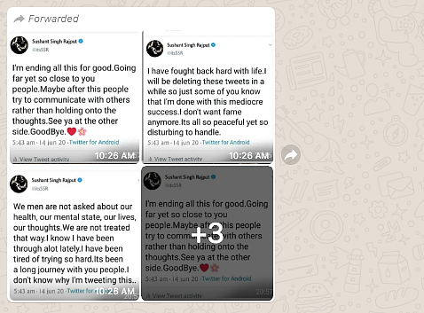 Aaj Tak Shares Fake Tweets as Sushant Singh’s ‘Last Message’
