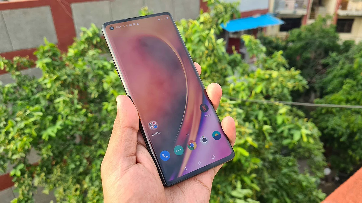 The OnePlus 8 is more compact in the hands.