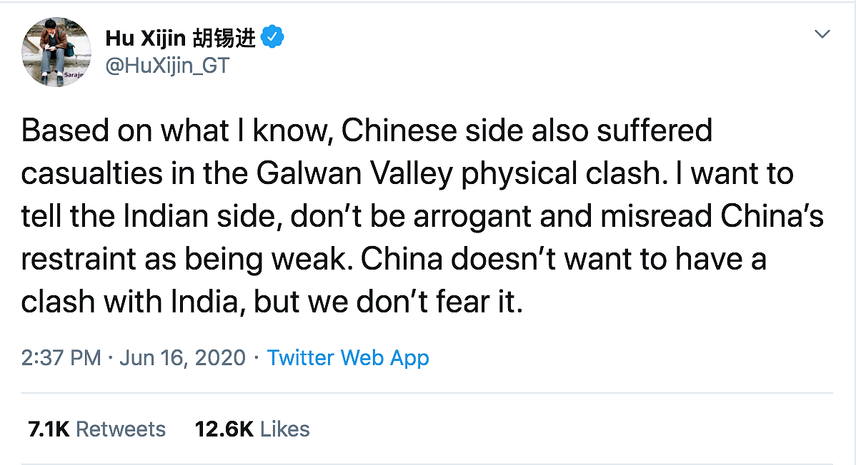 This tweet is ‘the only real information we’ve got about the casualties.’