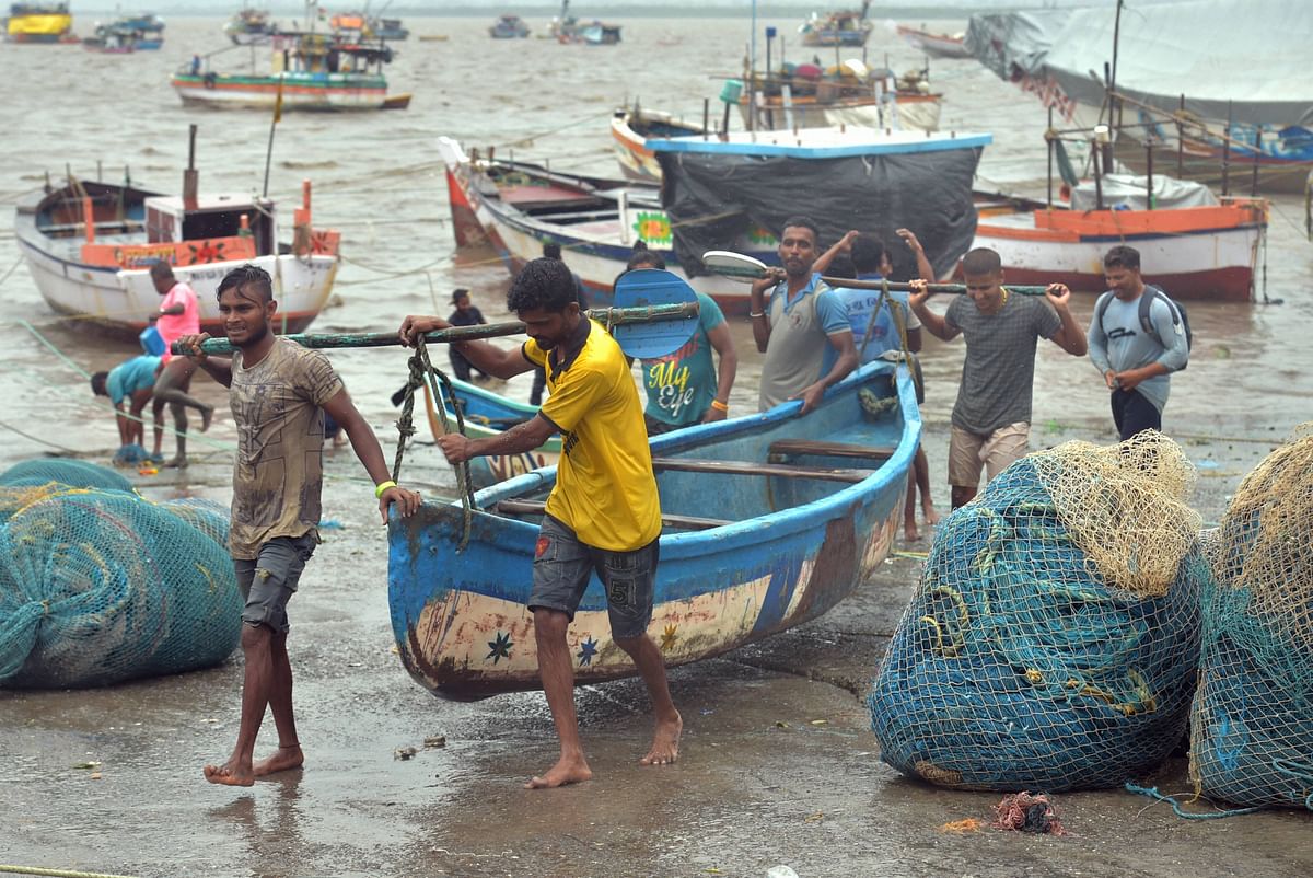 The cyclone had made landfall on the Maharashtra coast near Alibag at around 1 pm. 