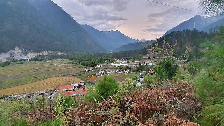 Glimpse of Kaho village