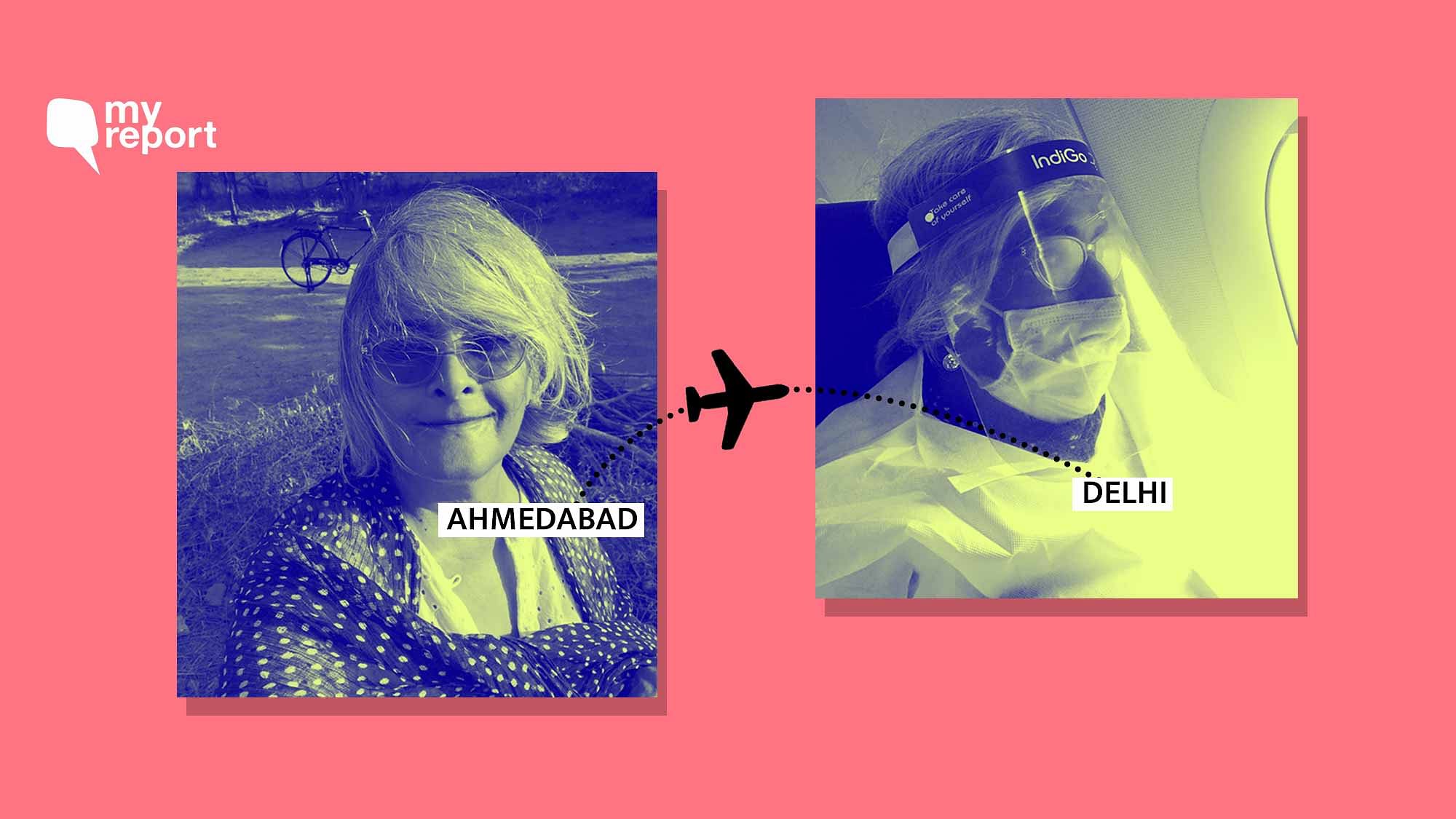 An Ayurvedic chef and writer took a Indigo Airlines flight from Ahmedabad to Delhi amid the novel coronavirus pandemic.